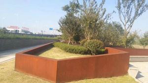 涧西耐候钢挡土墙